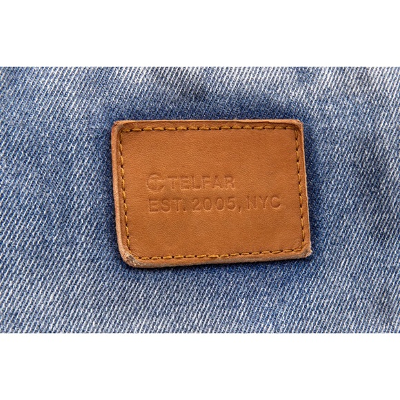 RARE distressed denim telfar bag purse - Picture 7 of 16